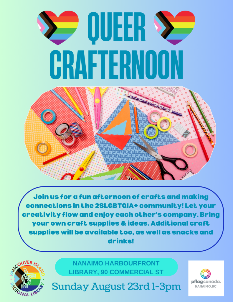 queer crafternoon promo poster with details
