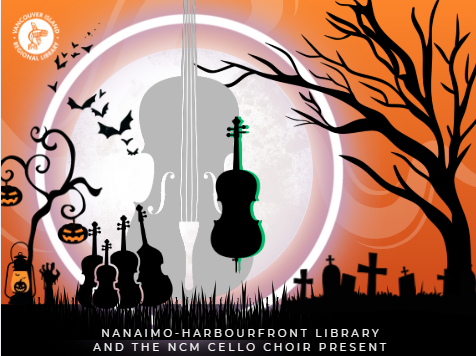 Nanaimo-Harbourfront Library and the NCM Cello Choir present